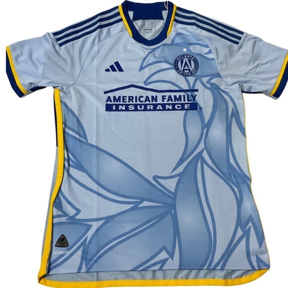 Adidas Soccer Jersey Mens Large Light Blue New Atlanta United FC‎ HZ6190